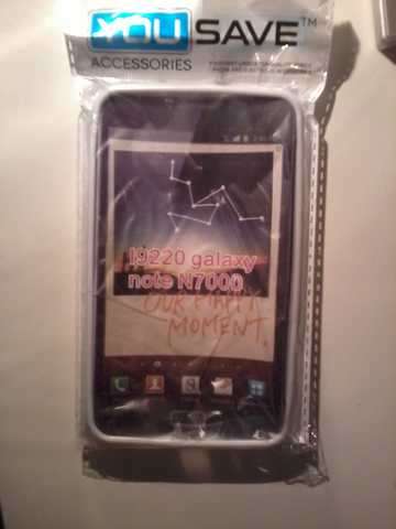 Silikon Schutzhülle weiß Samsung Galaxy Note N7000